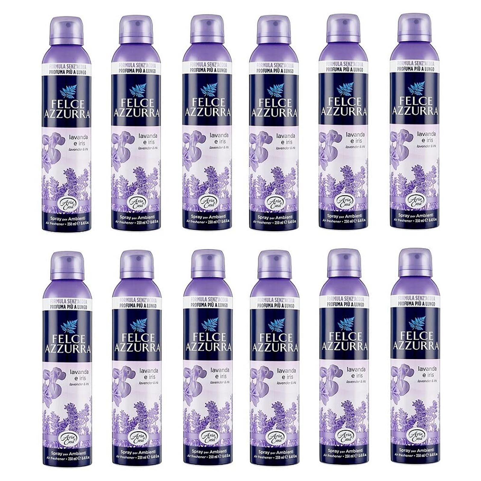 Spray d'ambiance Felce Azzurra lavande et iris parfum relaxant bien-être pour la maison