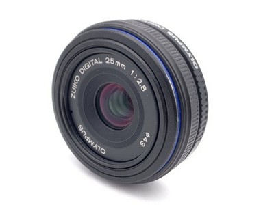 Olympus ZUIKO DIGITAL 25mm F2.8 Lens Four Thirds Mount MFT Tested Japan