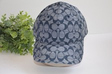 NWT COACH C6679 BASEBALL HAT IN SIGNATURE CHAMBRAY COLOR AND JACQUARD MATERIAL