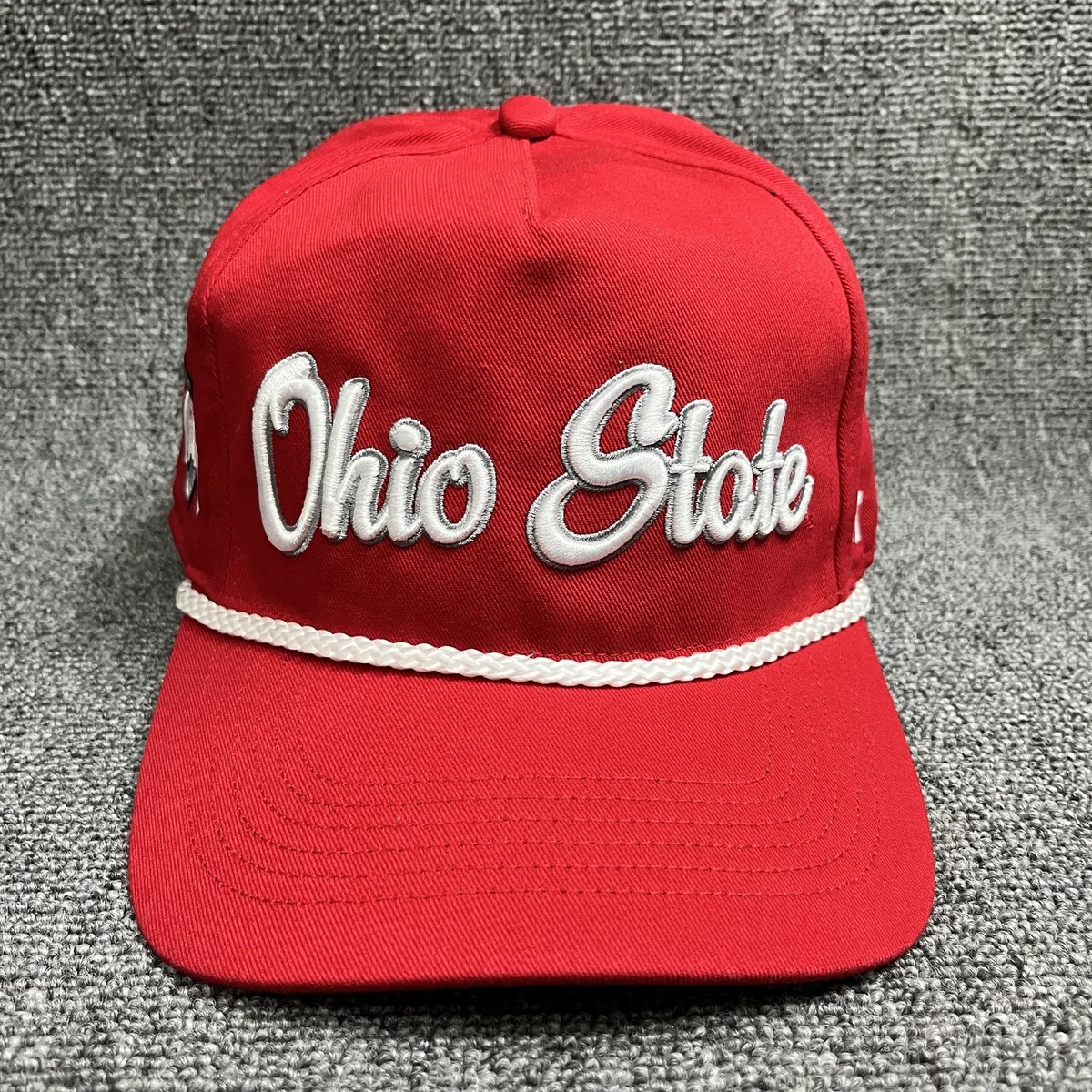 '47 Brand Ohio State Buckeyes Red Script Rope Hitch Snapback Hat Cap New