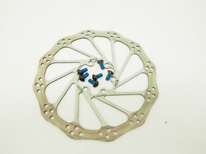 Avid 160mm Bicycle Disc Brake Rotor 6-Bolt W/Bolts Wave Design