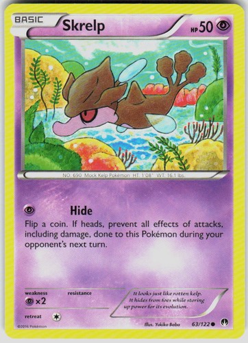 Skrelp 63/122 XY BREAKpoint Pokemon