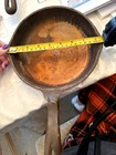 Used wagner ware cast iron skillet 7, 7, and 8