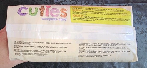 Cuties Complete Care Baby Diapers w/Skin Smart, Size 3 (16-38 lbs) 36ct - SEALED - Picture 6 of 8