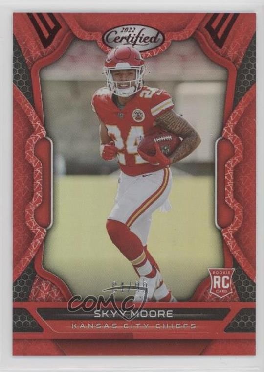 2022 Certified Rookies Mirror Red 64/99 Skyy Moore #119 0go8