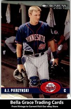 2003 Donruss A.J. Pierzynski #149 Minnesota Twins  MLB Baseball 