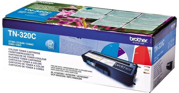 🖨️ Brother TN-320C Cyan Original Toner 1500 Seiten Laser Drucker-image