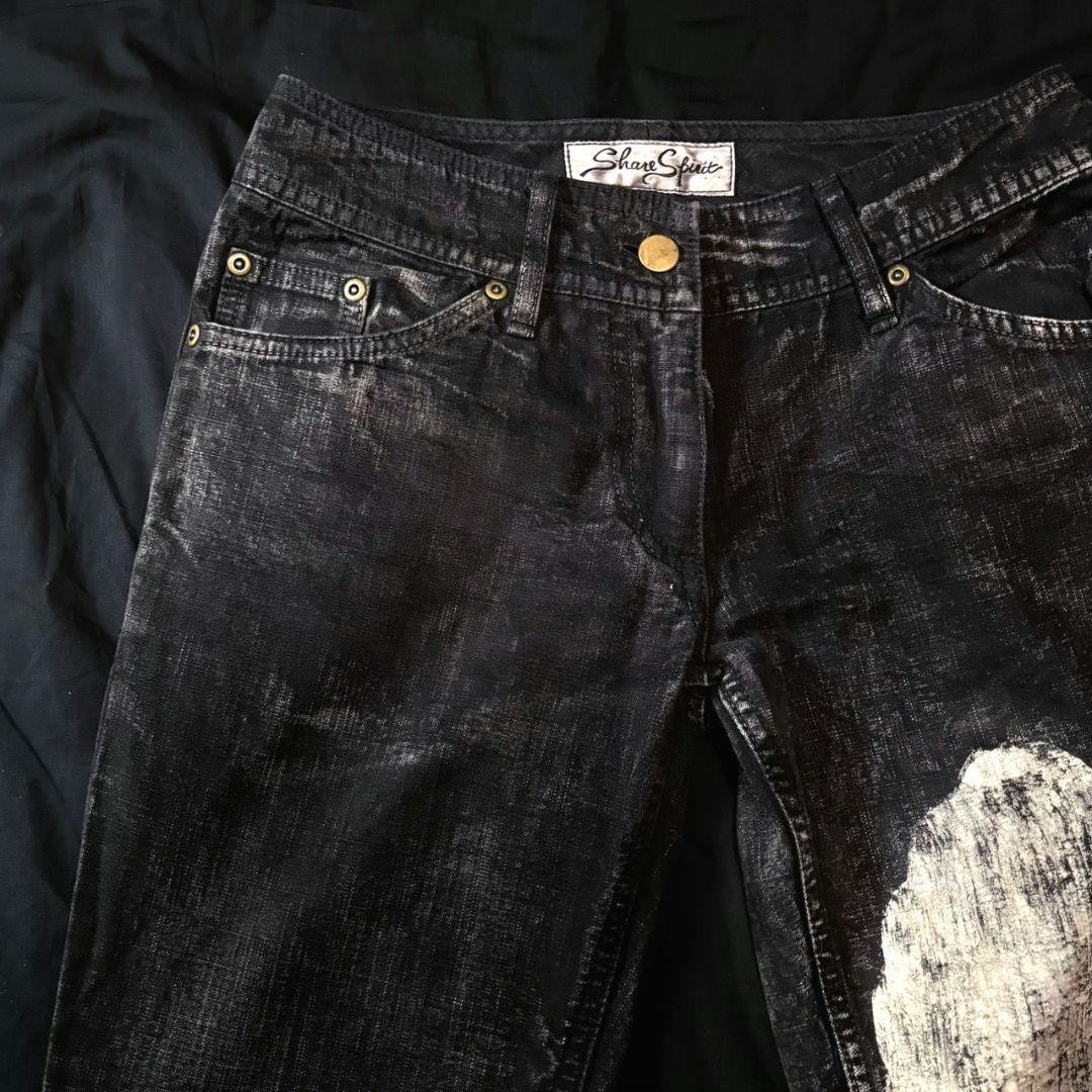 00s Archive Share Spirit Black Flare Jeans 36 | eBay