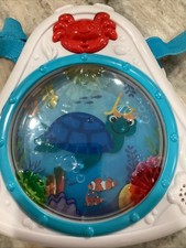 Vntg Baby Einstein Sea Dreams Crib Soother Neptune Turtle Musical Lights WORKS