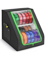 FANGSUN 3D Printer Filament Storage Box Holds Up to 21 Spools, 2-Tier Filam...