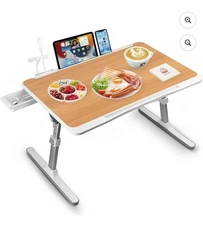 Uspharos Laptop Desk Folding Legs Study Work Bed CLEARANCE