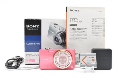 Sony Cyber-shot DSC-WX100 Pink 18.2 MP Compact Digital Camera w
