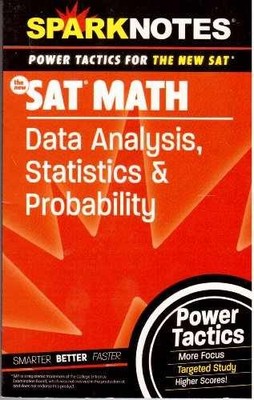 SAT Math: Data Analysis, Statistics, and - Paperback, by SparkNotes - Good