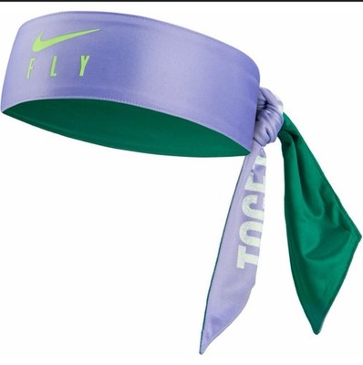 Nike Dri-Fit Reversible Head Tie We Fly Together NEW OSFM Lavender/Green