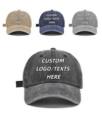 Personalized Vintage Washed Baseball Cap, Cus...