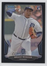 2013 Bowman Chrome Black Refractor 3/15 Bruce Rondon #192 0f6