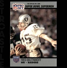 1990 Pro Set Super Bowl XXV Silver Anniversary - Fred Biletnikoff #45
