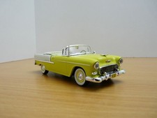 CHEVROLET BEL AIR cabriolet jaune Harvest gold 1955 1/43