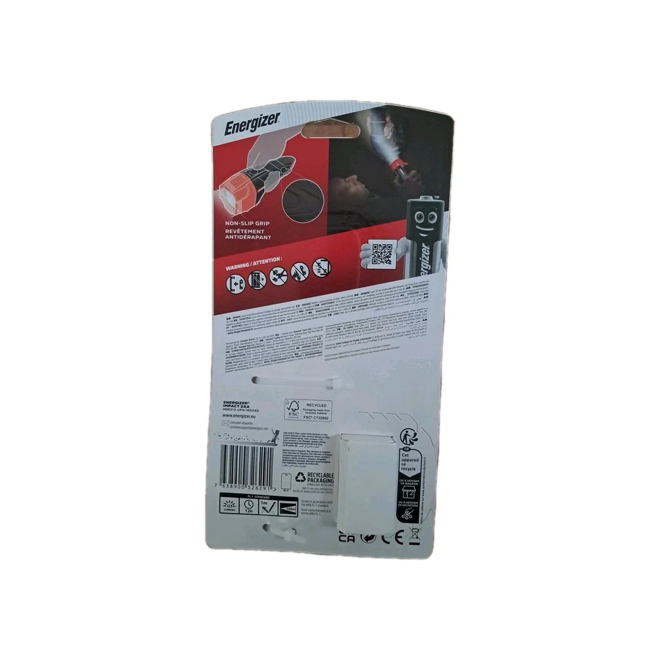 Energizer Taschenlampe Arbeitslampe LED 2AA 125 Lumen ,bis 100 Meter Licht - Bild 2 von 4