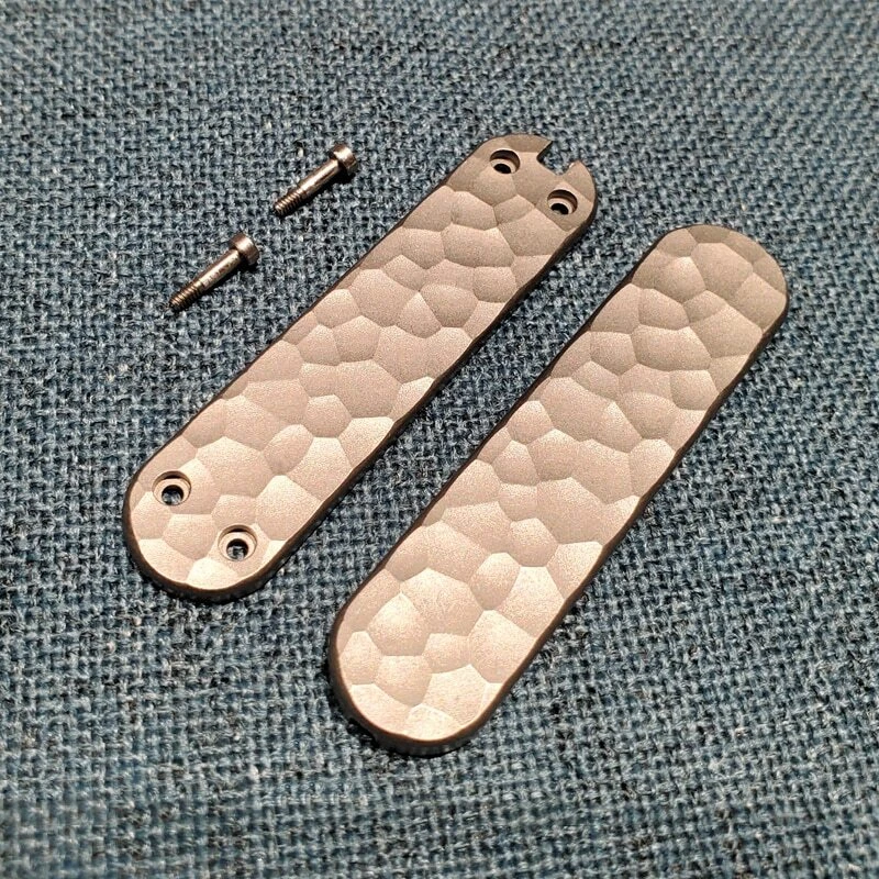 EDC Titanium Alloy Knife Handle Patch for VICTORINOX RAMBLER 0.6225 58mm Knife