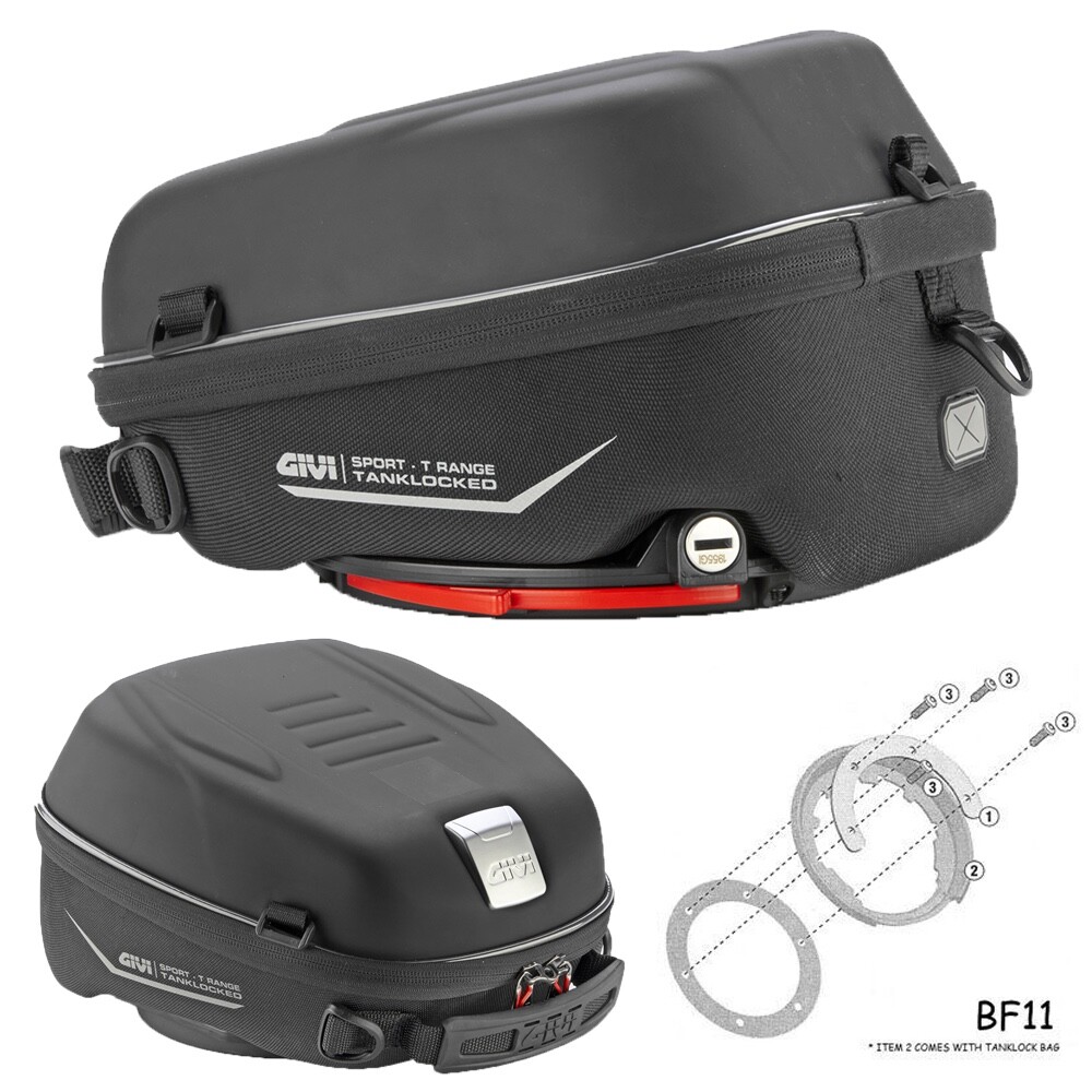 Givi ST605C Lockable Tanklock Tank Bag + Ducati Multistrada 1200 (1018