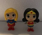 Funko Mystery Minis DC Heroes And Pets - Supergirl and Wonder Woman