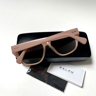 New in Case Original RALPH LAUREN RA 5303 Oval Sunglasses Beige Shiny Acetate New in Case Original RALPH LAUREN RA 5303 Oval Sunglasses  main image 2