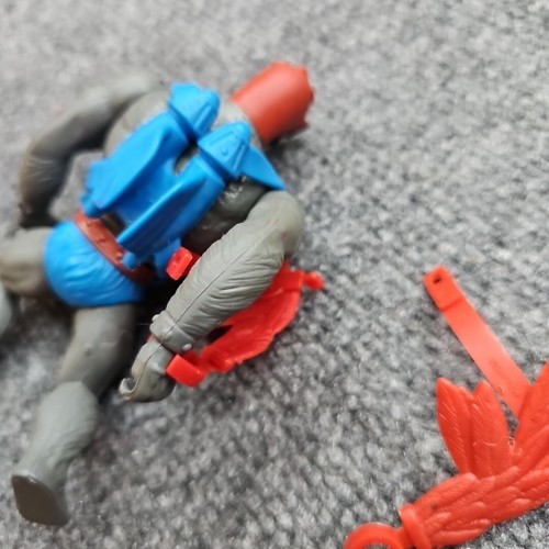 Rojo Stratos Masters Of The Universe Vintage Años 80 Motu Completo - Imagen 10 de 13