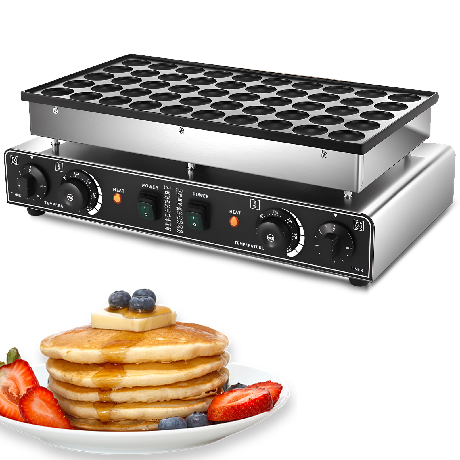 Mini Electric Waffle Maker Pancake Muffin Baker with Timer US Plug  