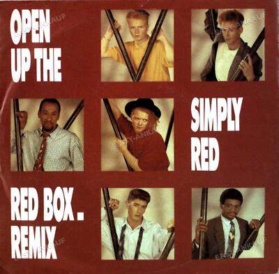 Simply Red - Open Up The Red Box. Remix 7in 1986 (VG/VG) .
