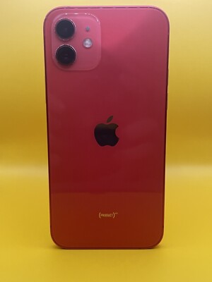 APPLE IPHONE 12 UNLOCKED 64GB PRODUCT RED VERY GOOD CONDITION FAST