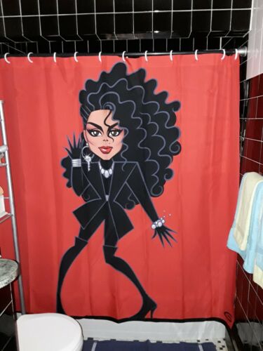 Glen Hanson Janet Jackson  Control Shower Curtain  Nasty - Afbeelding 1 van 10