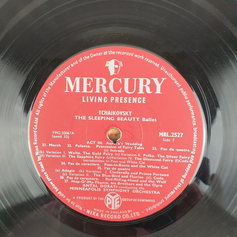 Tchaikovsky: Minneapolis Symphony Orchestra With Antal Dorati–Sleeping Beauty LP - image 4 of 4