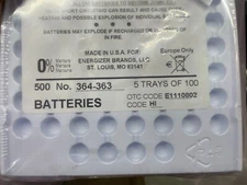 QTY-100 ENERGIZER 364-363TZ / 364/363 SR621 SR621SW Silver Oxide Batteries