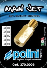 POLINI Set 10 Getti Massimo Carburatore KEIHIN-PWK Dal 160 al 178 cod. 370.0006