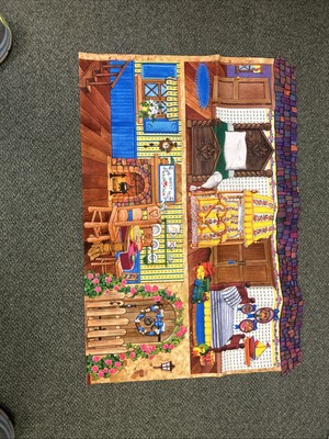 Vintage Story Teller Felt Flannel Board Set Nursery Rhymes Goldilock Three Bear