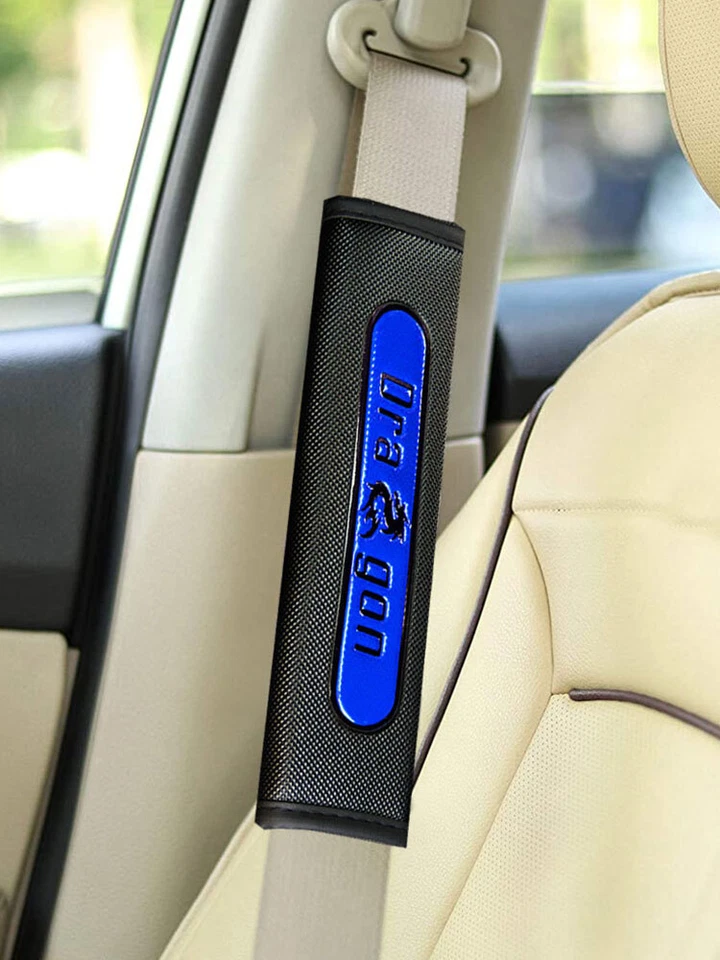 Funda para cinturón de seguridad de coche correa para el hombro almohadilla cojín cómodo accesorios para todos los coches Foto 3 de 4