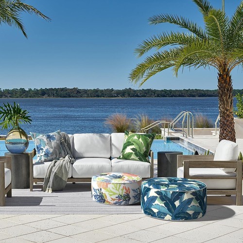 Versatile Outdoor Inflatable Ottoman - D31 x H14 - Ideal for Relaxation Anywhere - Picture 8 of 10