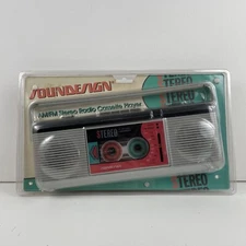🔥Soundesign Radio Cassette AM/FM/Stereo 1988 Model 4611SGY BRAND NEW SEALED🔥
