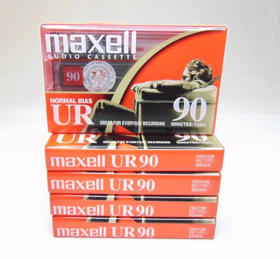 Lot De 25 Cassettes Audio Maxell UR 90 – Type I Normal – Pré-enregistrées 1x (Occasion)