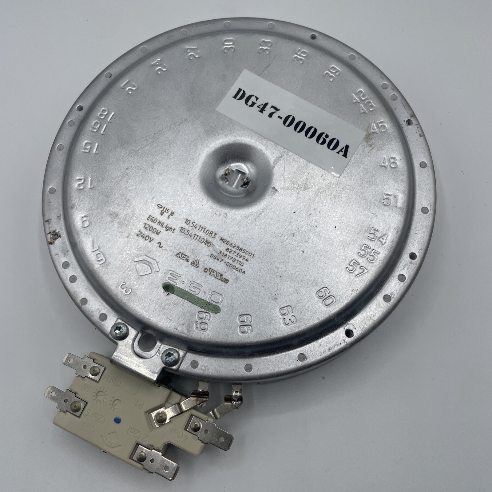 OEM Samsung Range Radiant Surface Element 6" Part# DG47-00060A / 318178110