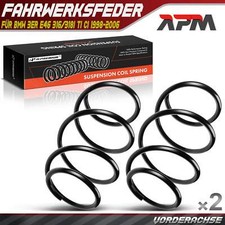 2x Federn Fahrwerksfeder Vorderachse für BMW 3er E46 316/318i TI Ci 1998-2006