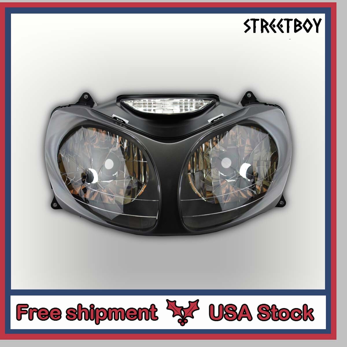 US Headlight Housing Assembly For Kawasaki ZX-12R ZX12R ZX1200B