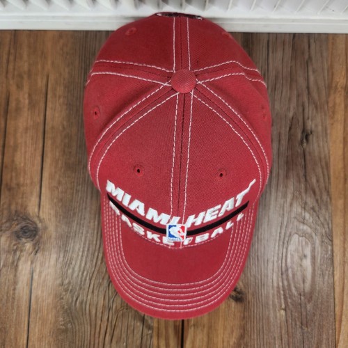 Adidas Miami Heat Basketball 2013 Youth Strapback Hat Cap Red NBA Logo Sports - Picture 7 of 12