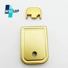 Combo kits for GLOCK GEN 1-4 Base platePad And Rear Slide Cover Plate 17-39 Gold