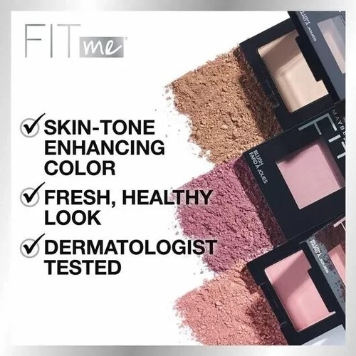 Maybelline New York Fit Me Blush Blusher - CHOOSE YOUR SHADE - New & Sealed - Picture 3 of 25