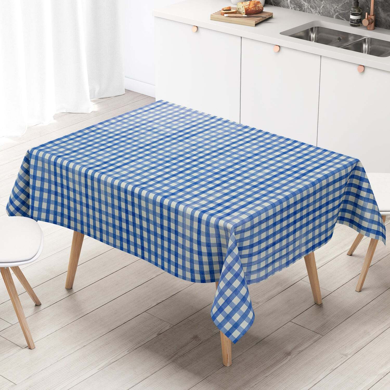 Tovaglia Pasquale Coniglietto - Tela Cerata Goffrata 120x160cm Con Retro In Pile - Foto 8