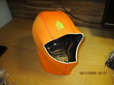 Northgear Neopren Haube Kopfhaube Tauchen Orange Grosse L NEU