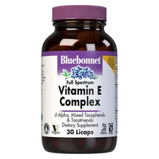 Bluebonnet Full Spectrum Vitamin E Complex 30 Licaps,Rich Source of Antioxidants