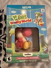 Yoshi's Woolly World + Pink Yarn Yoshi (Nintendo Wii U, 2016) Brand New Sealed